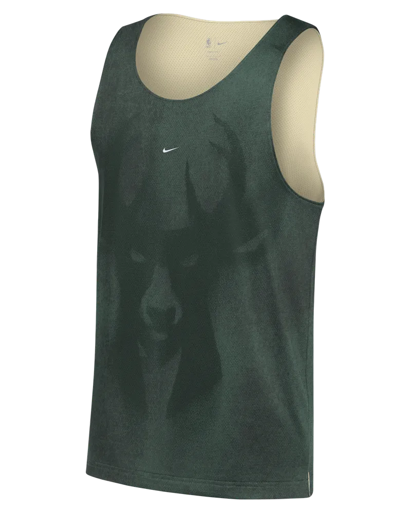 Nike Milwaukee Bucks Standard Issue  Mesh-Basketballtrikot für Herren - Grün Grün