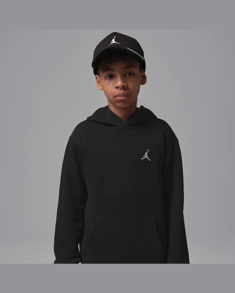 Jordan Brooklyn Fleece-Hoodie (ältere Kinder) - Schwarz Schwarz