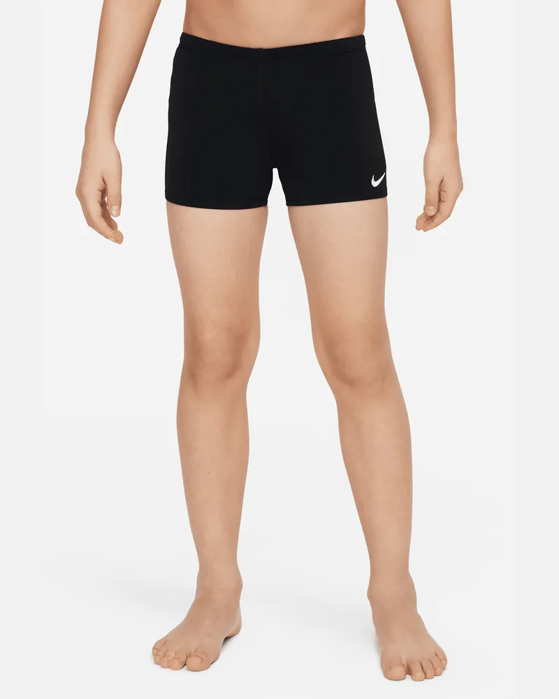 Nike Swim HydraStrong Solid Square-Leg Jammer für ältere Kinder (Jungen) - Schwarz Schwarz