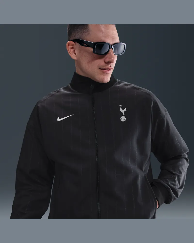 Nike Tottenham Hotspur Strike Away  Dri-FIT Fußball-Hymnenjacke (Herren) - Schwarz Schwarz