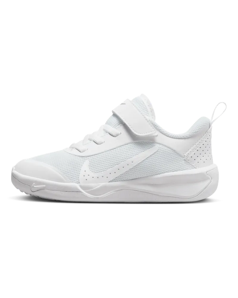 Nike Omni Multi-Court Schuh für jüngere Kinder - Weiß Weiß