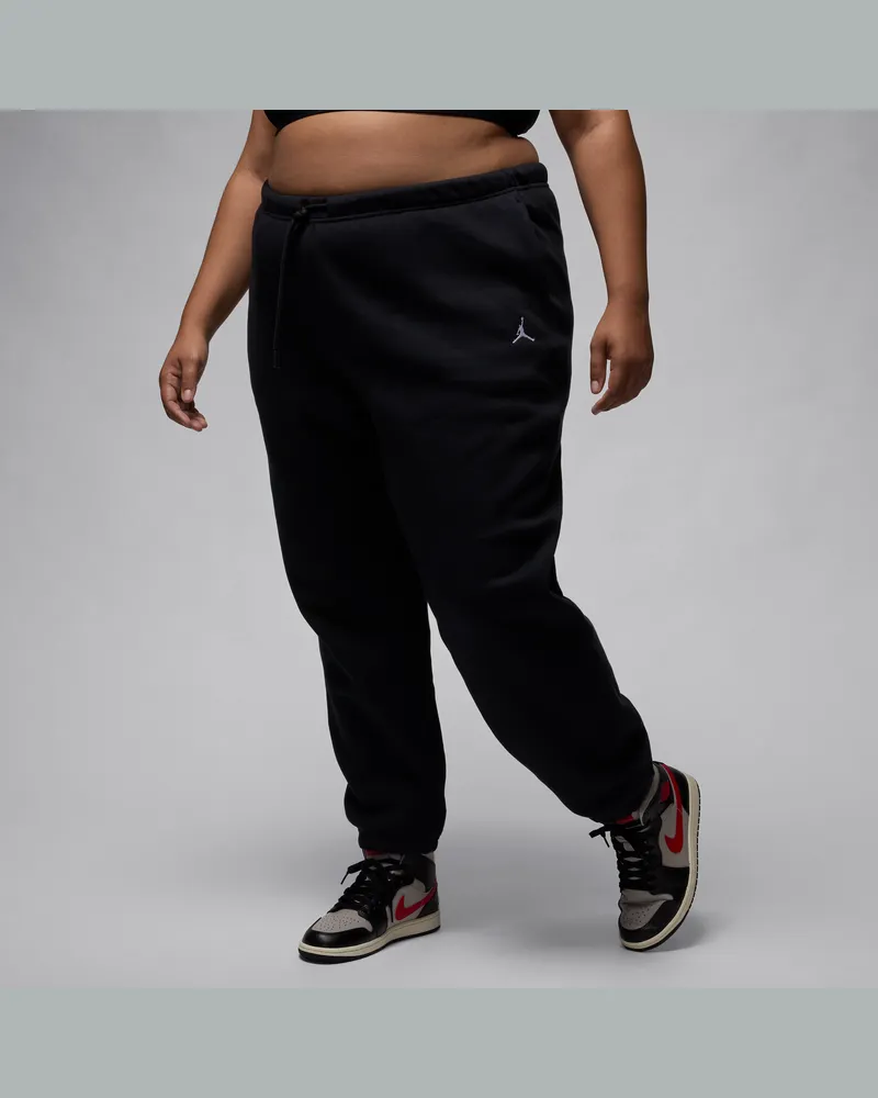 Jordan Brooklyn Fleece Hose (Damen, große Größe) - Schwarz Schwarz
