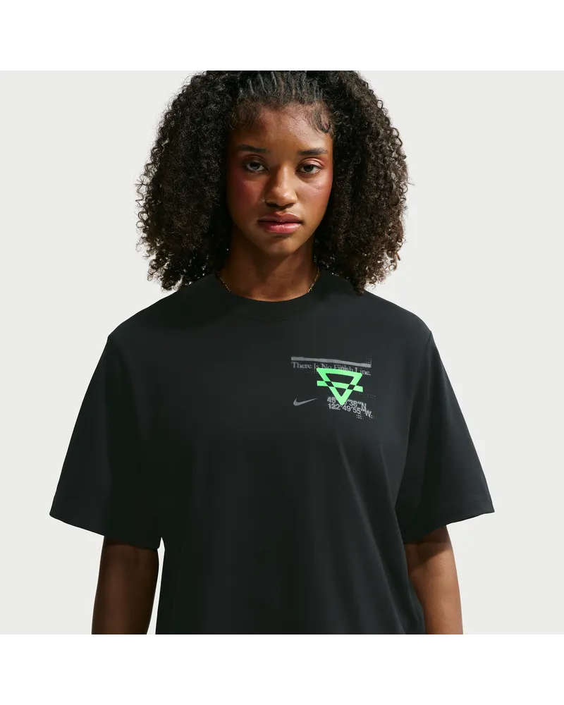 Nike Swift Dri-FIT Lauf-T-Shirt (Damen) - Schwarz Schwarz