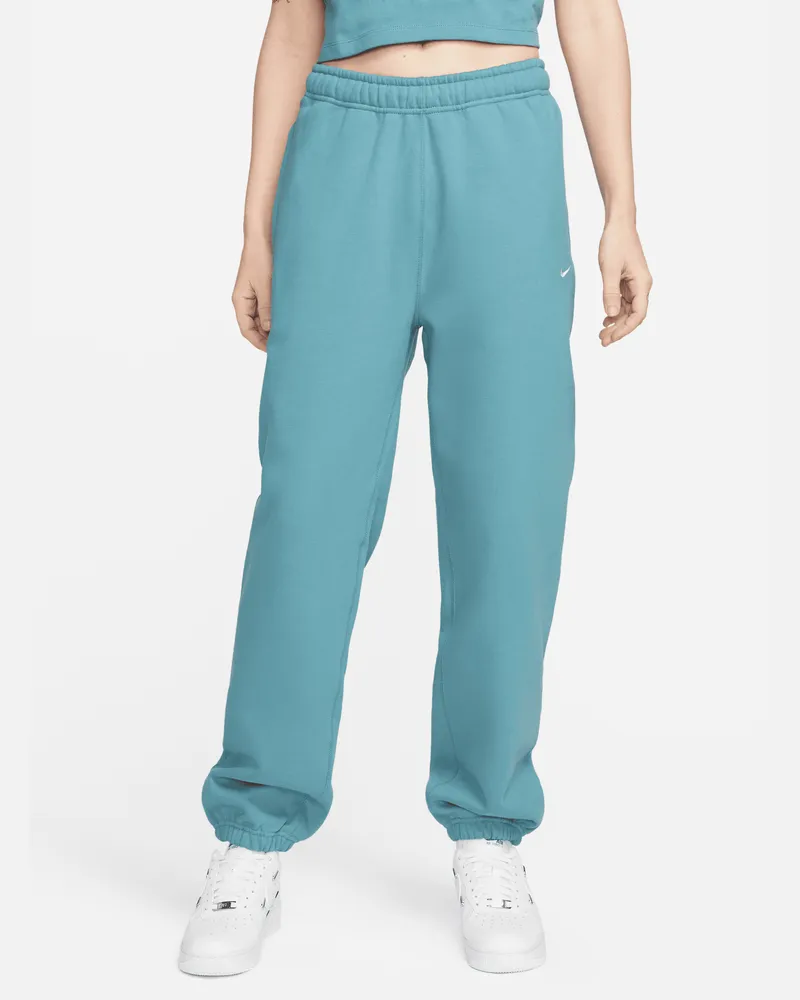 Nike Solo Swoosh Fleece-Hose für Damen - Blau Blau
