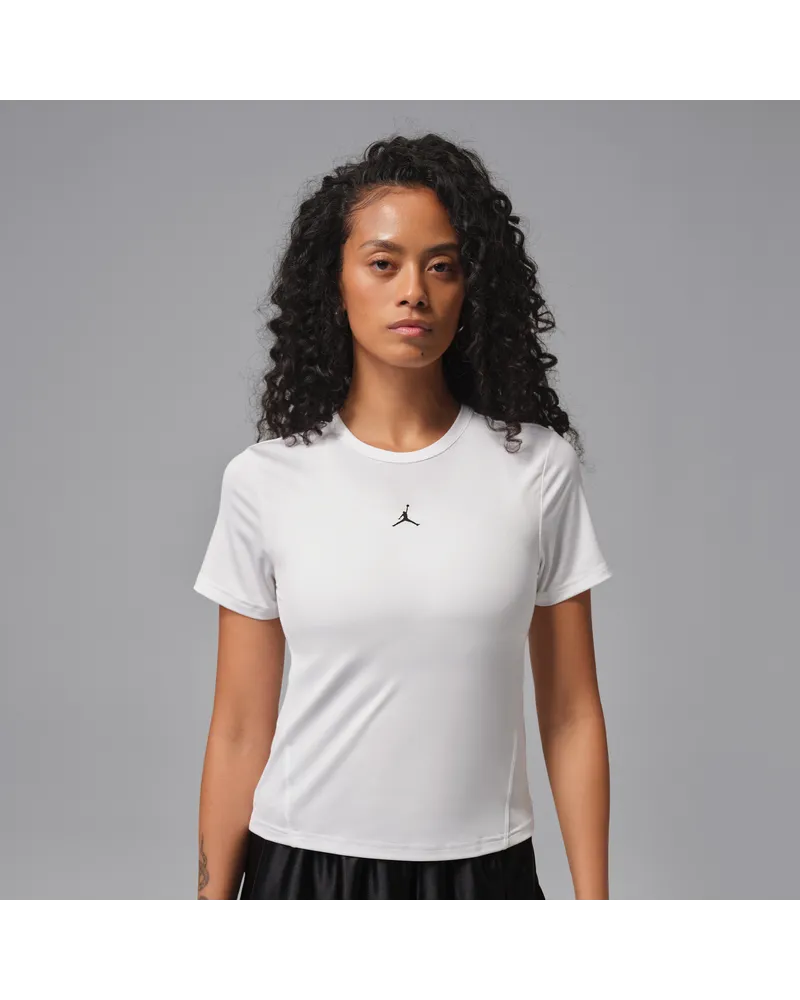 Jordan Sport Essentials Dri-FIT Kurzarmshirt (Damen) - Weiß Weiß
