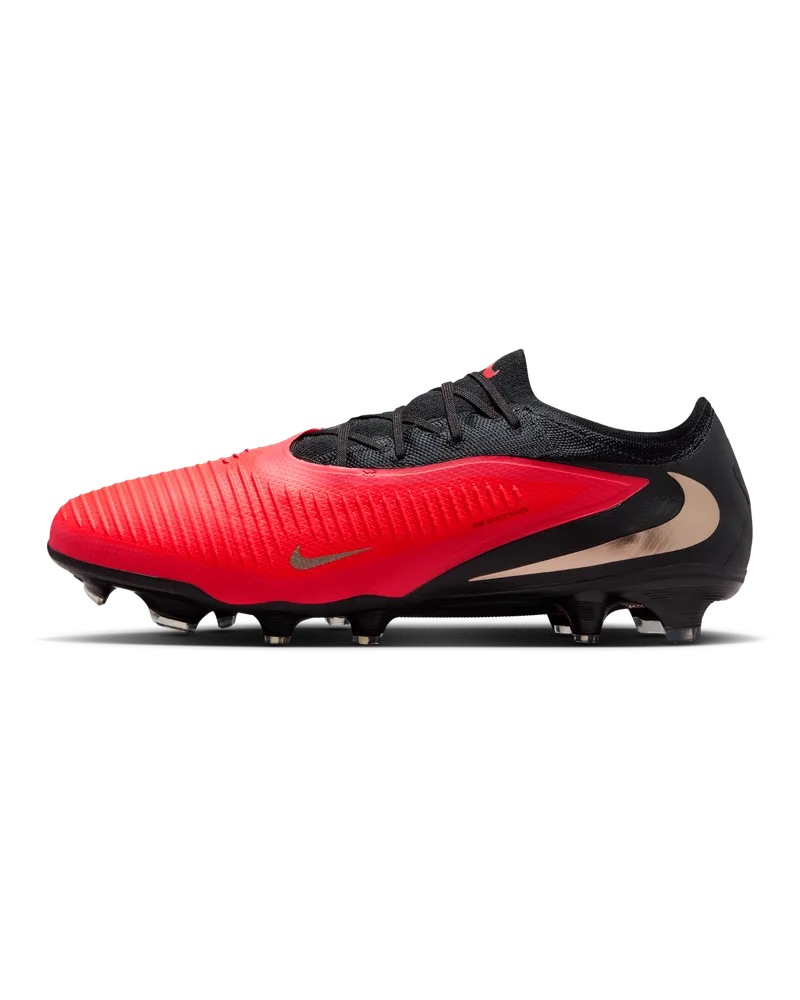 Nike Phantom 6 Low Pro Fußballschuh für normalen Rasen - Rot Rot
