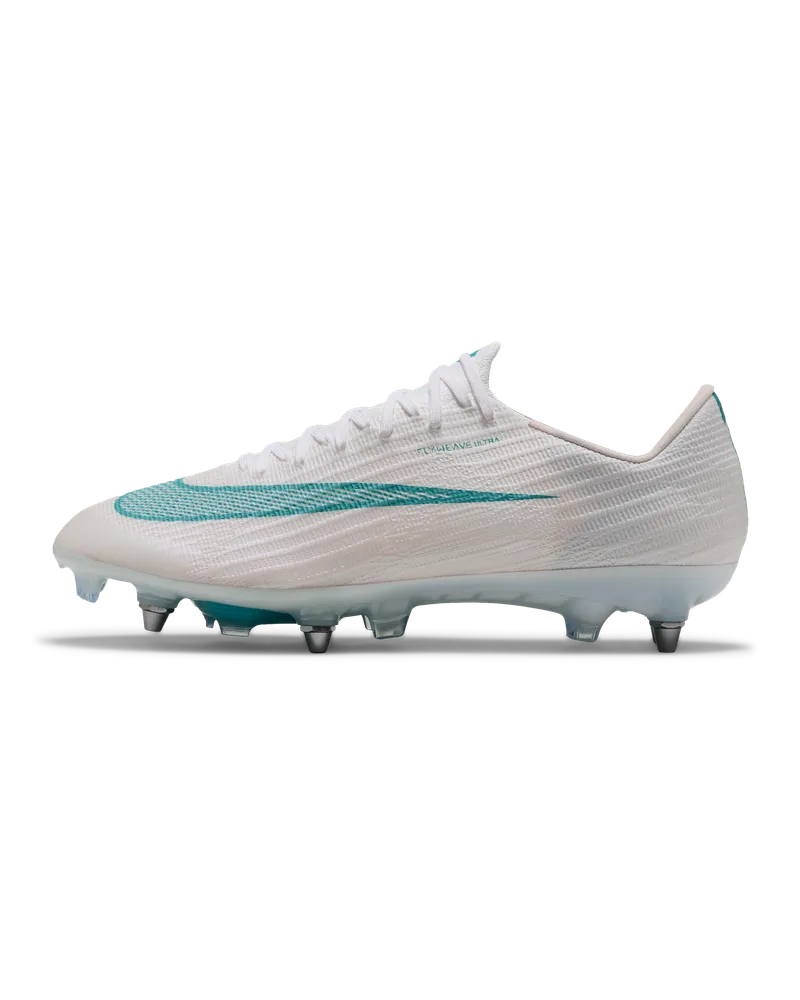 Nike Mercurial Superfly 11 Elite Low-Top-Fußballschuh für weichen Rasen - Weiß Weiß