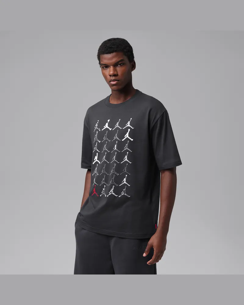 Jordan Brooklyn T-Shirt mit Rundhalsausschnitt (Herren) - Schwarz Schwarz