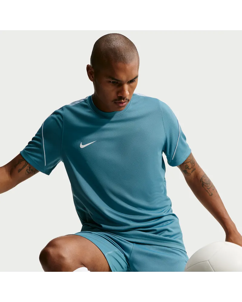 Nike Strike Dri-FIT Kurzarm-Fußballoberteil für Herren - Blau Blau
