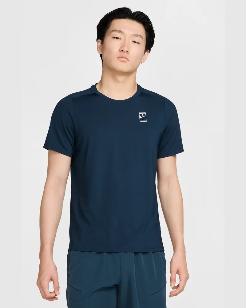 Nike Court Advantage Dri-FIT Tennisoberteil (Herren) - Blau Blau