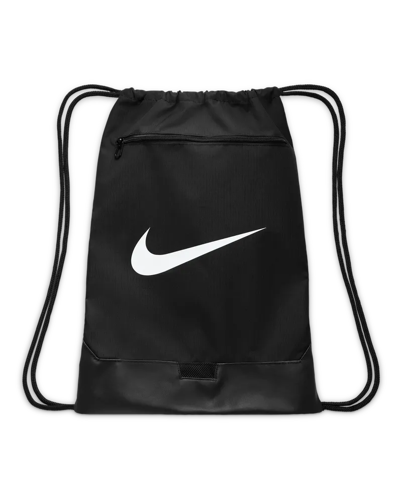 Nike Brasilia 9.5 Trainingsbeutel (18 l) - Schwarz Schwarz