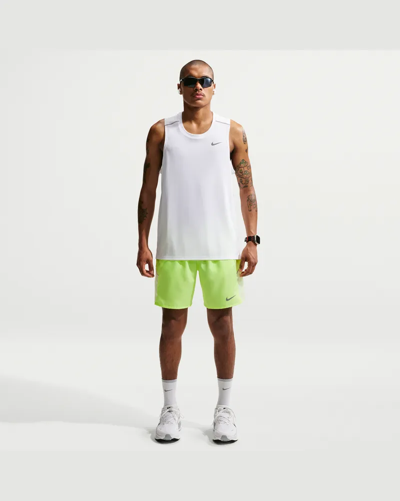 Nike Miler Dri-FIT Laufshorts mit Futter (ca. 18 cm) (Herren) - Gelb Gelb