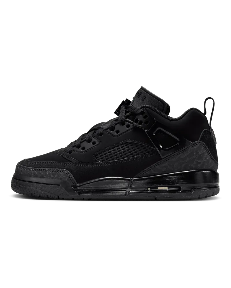 Jordan Spizike Low Schuh für ältere Kinder - Schwarz Schwarz