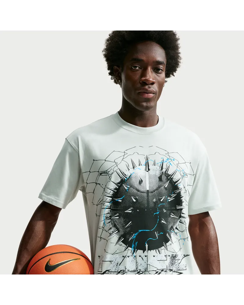 Nike Basketball-T-Shirt (Herren) - Grau Grau