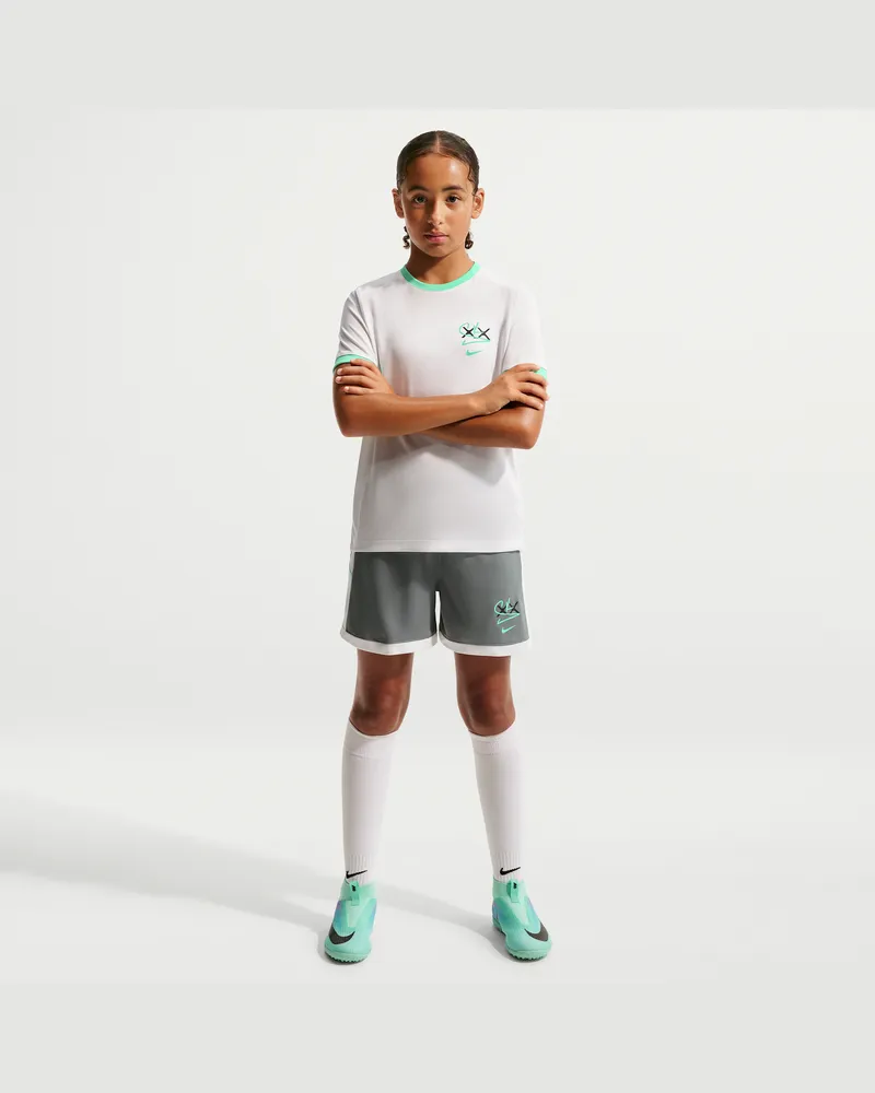Nike Sam Kerr Academy  Dri-FIT Fußballshorts (ca. 10 cm, ältere Kinder, Mädchen) - Grau Grau