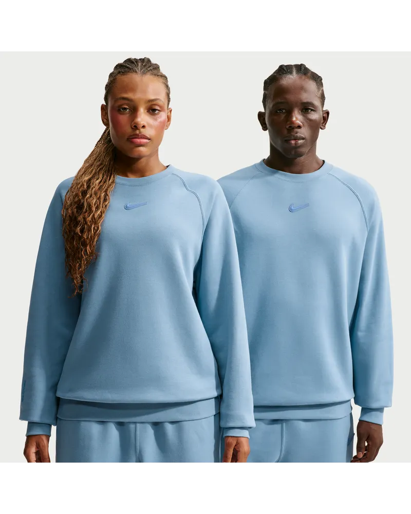 Nike NOCTA CS Fleece-Pullover mit Rundhalsausschnitt (Herren) - Blau Blau