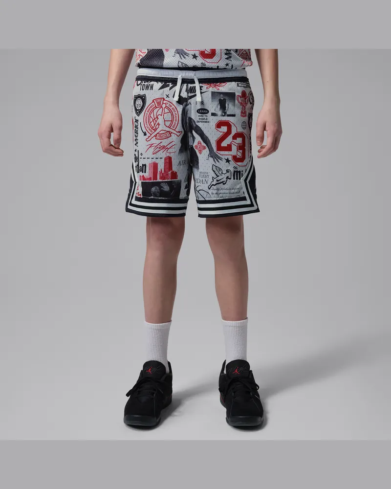 Jordan Dri-FIT Diamond Sportshorts (ältere Kinder) - Grau Grau