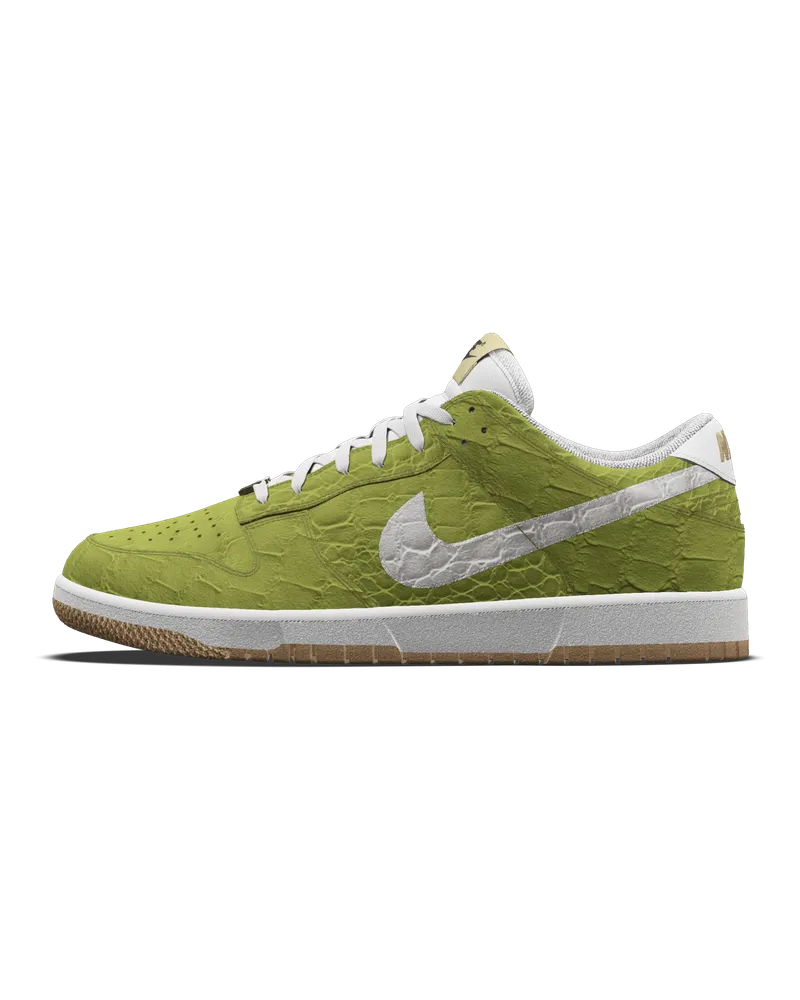Nike Dunk Low Unlocked By You personalisierbarer Damenschuh - Grün Grün