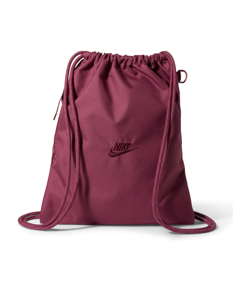 Nike Heritage 2.0 Tasche mit Kordelzug (12 l) - Rot Rot