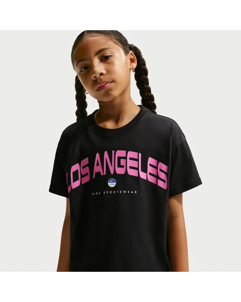 Nike T-Shirt (ältere Kinder, Mädchen) - Schwarz Schwarz