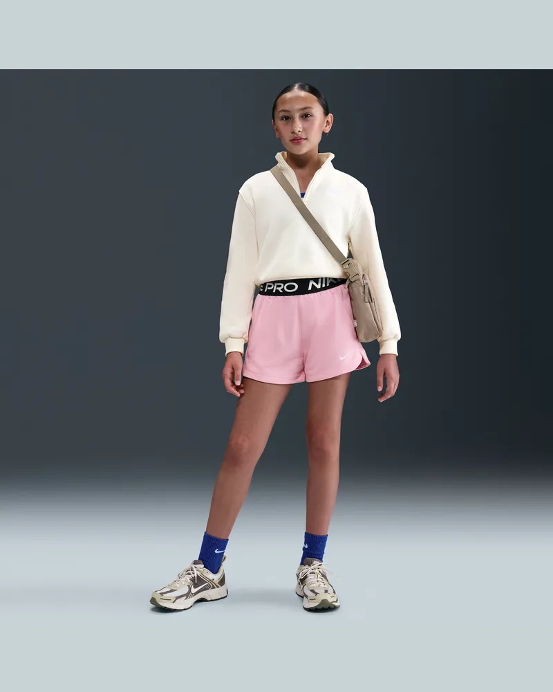 Nike Pro Fleece Dri-FIT-Shorts (ältere Kinder, Mädchen) - Pink Pink