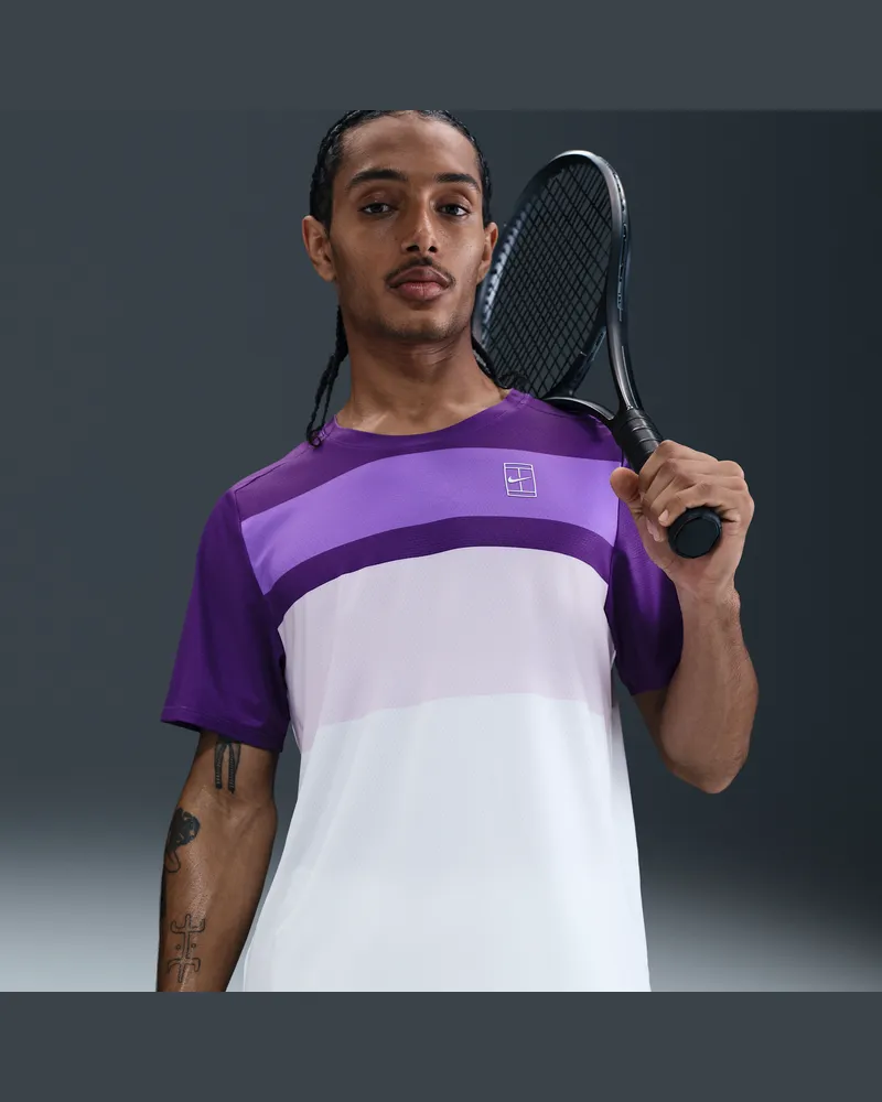 Nike Court Advantage Tennisshirt (Herren) - Lila Lila