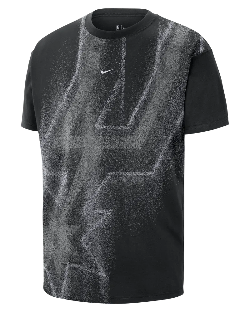 Nike San Antonio Spurs Basketball-T-Shirt (Herren) - Schwarz Schwarz