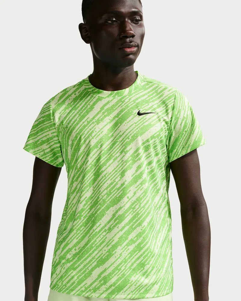 Nike Court Victory Dri-FIT Tennisoberteil für Herren - Grün Grün