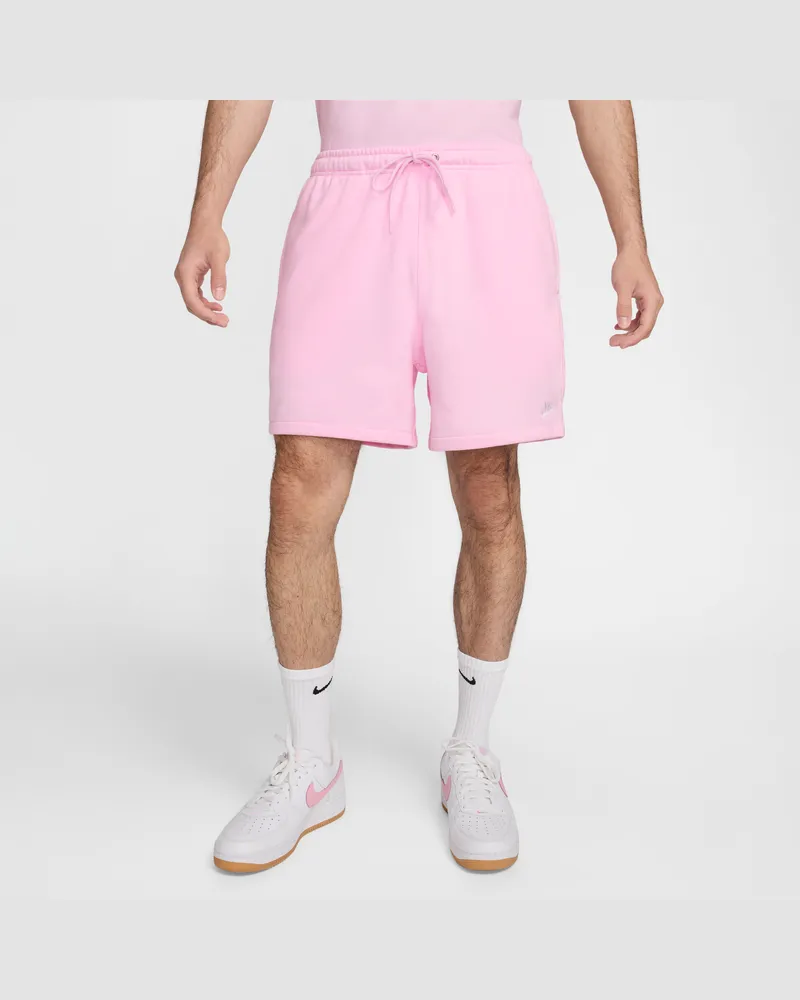 Nike Club Flow-Shorts aus French Terry für Herren - Pink Pink