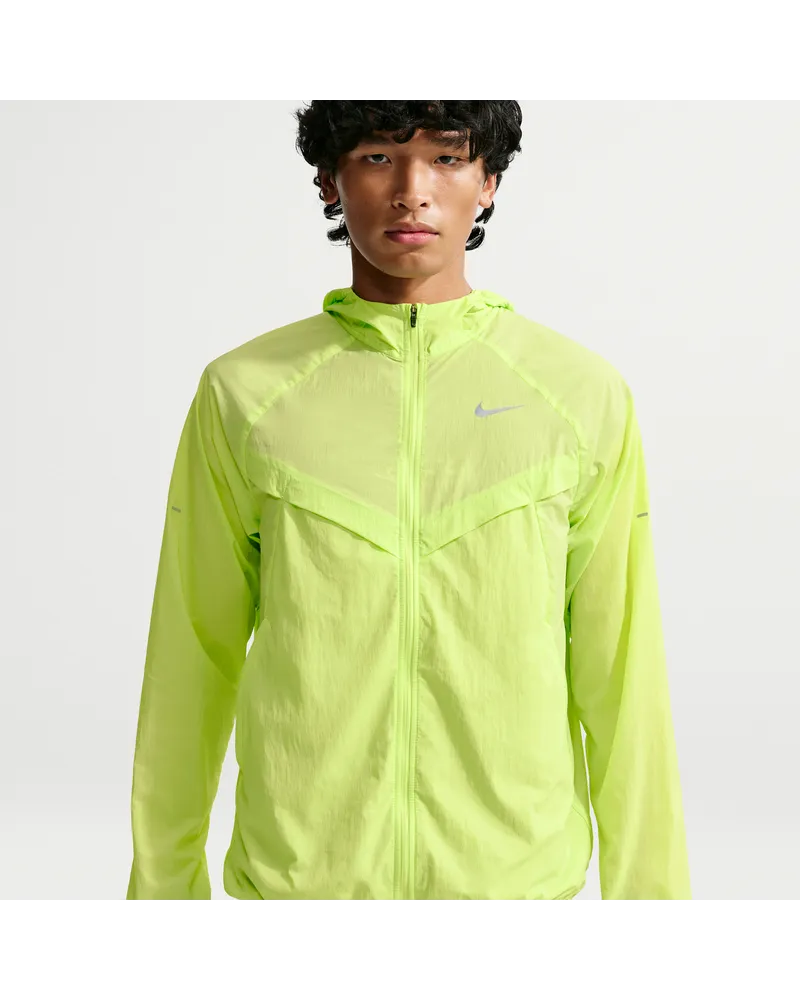 Nike Stride Repel-Laufjacke mit UV-Schutz (Herren) - Gelb Gelb