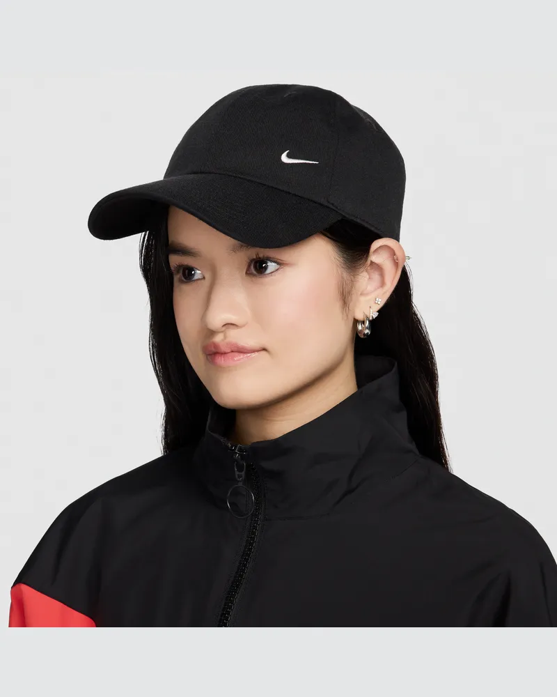 Nike Club unstrukturierte Cap - Schwarz Schwarz