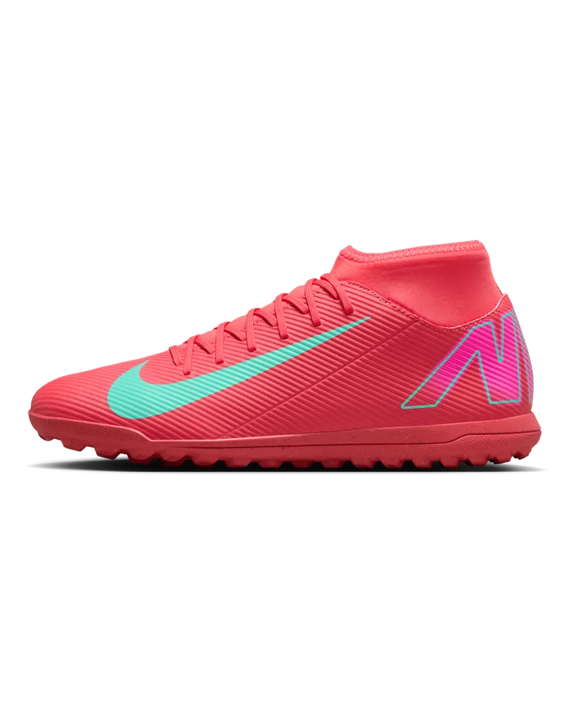 Nike Mercurial Superfly 10 Club TF High-Top-Fußballschuhe - Rot Rot