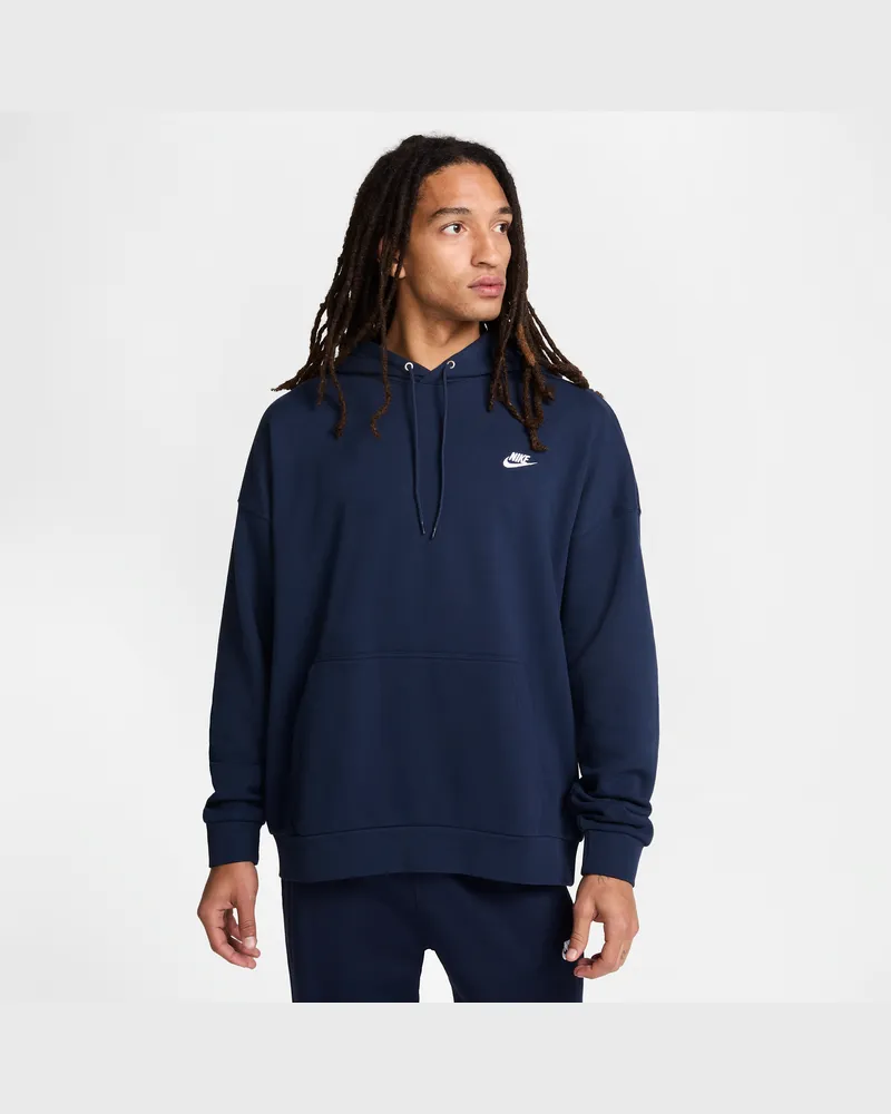 Nike Club Fleece extragroßer Hoodie aus French-Terry (Herren) - Blau Blau