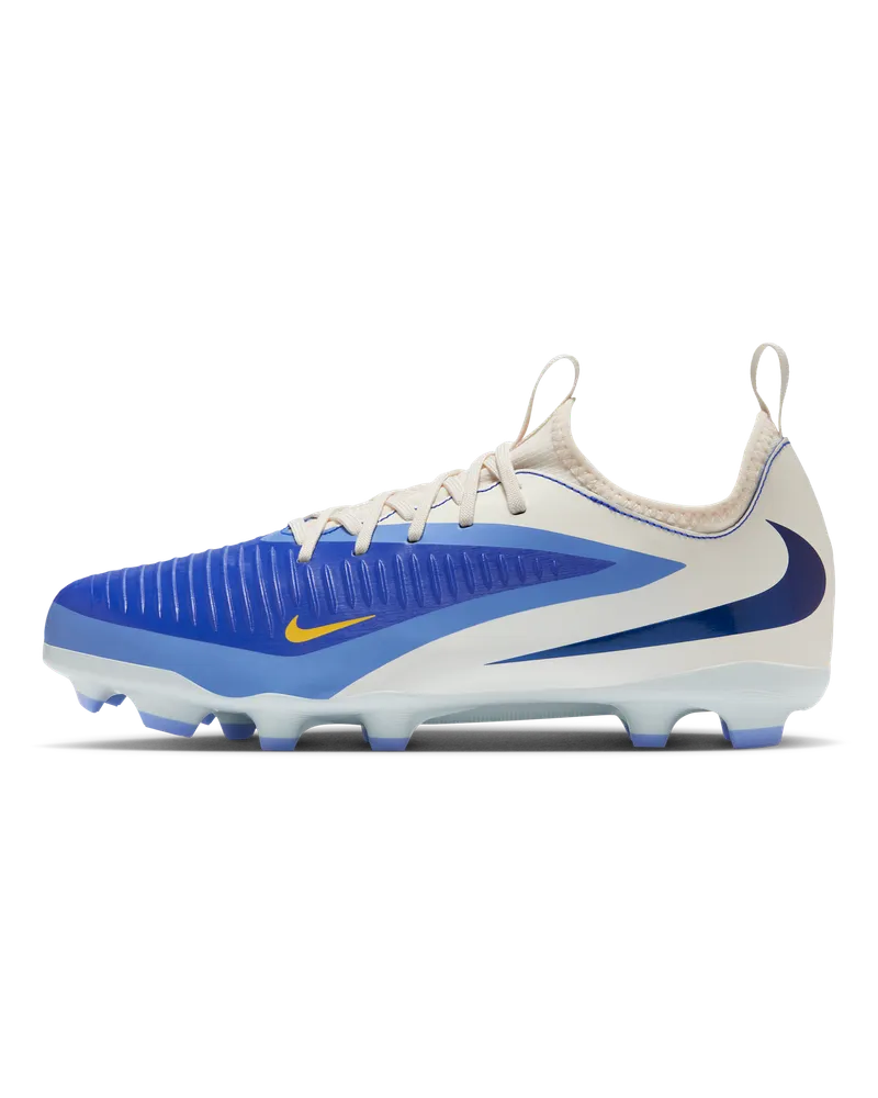 Nike Jr. Phantom 6 Low Academy LV8 Fußballschuh für verschiedene Böden (ältere Kinder) - Blau Blau