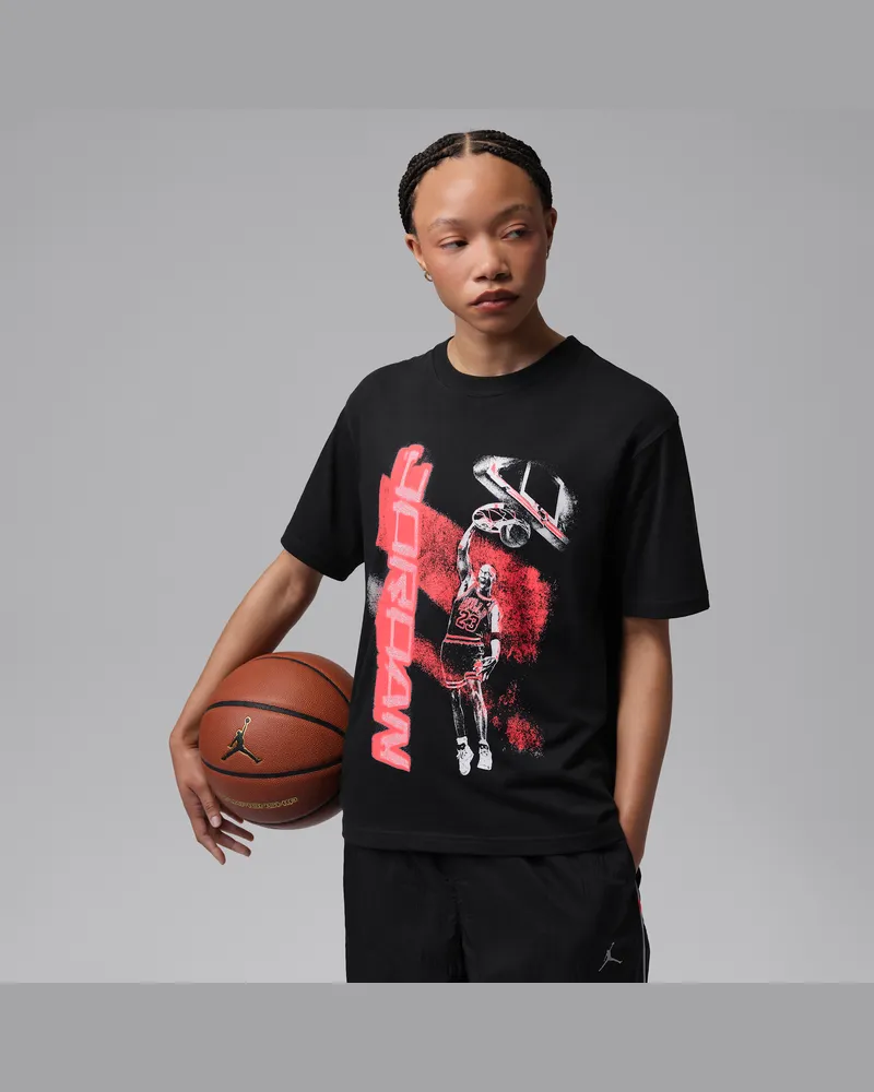 Jordan Sport Dri-FIT T-Shirt mit Grafik (Damen) - Schwarz Schwarz
