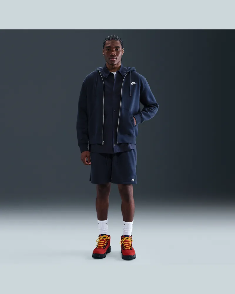 Nike Club Flow-Shorts aus French Terry für Herren - Blau Blau