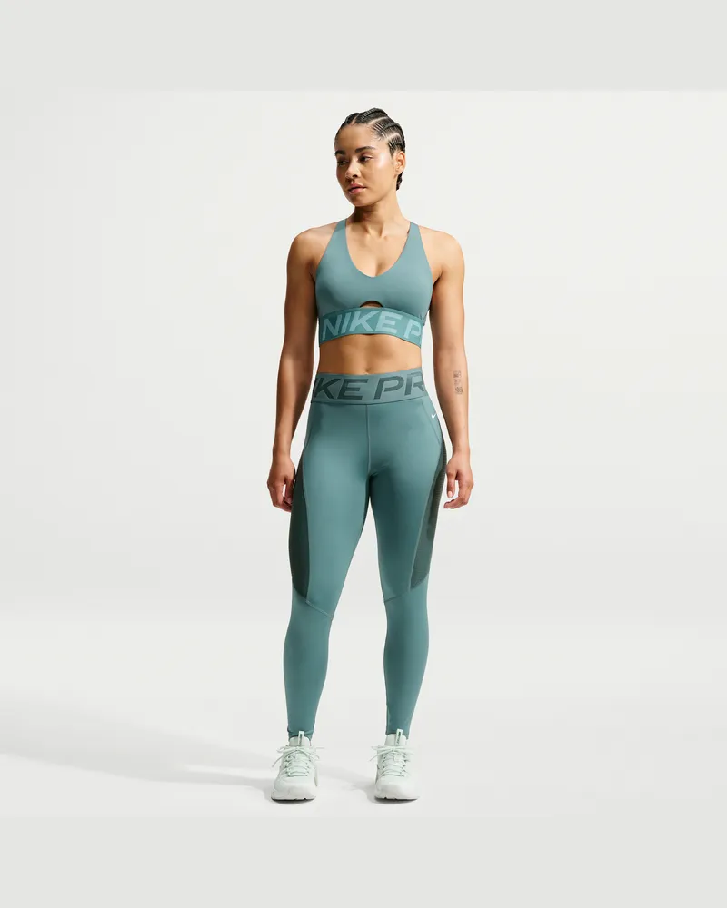 Nike Pro Sculpt 7/8-Leggings mit hohem Bund (Damen) - Grau Grau