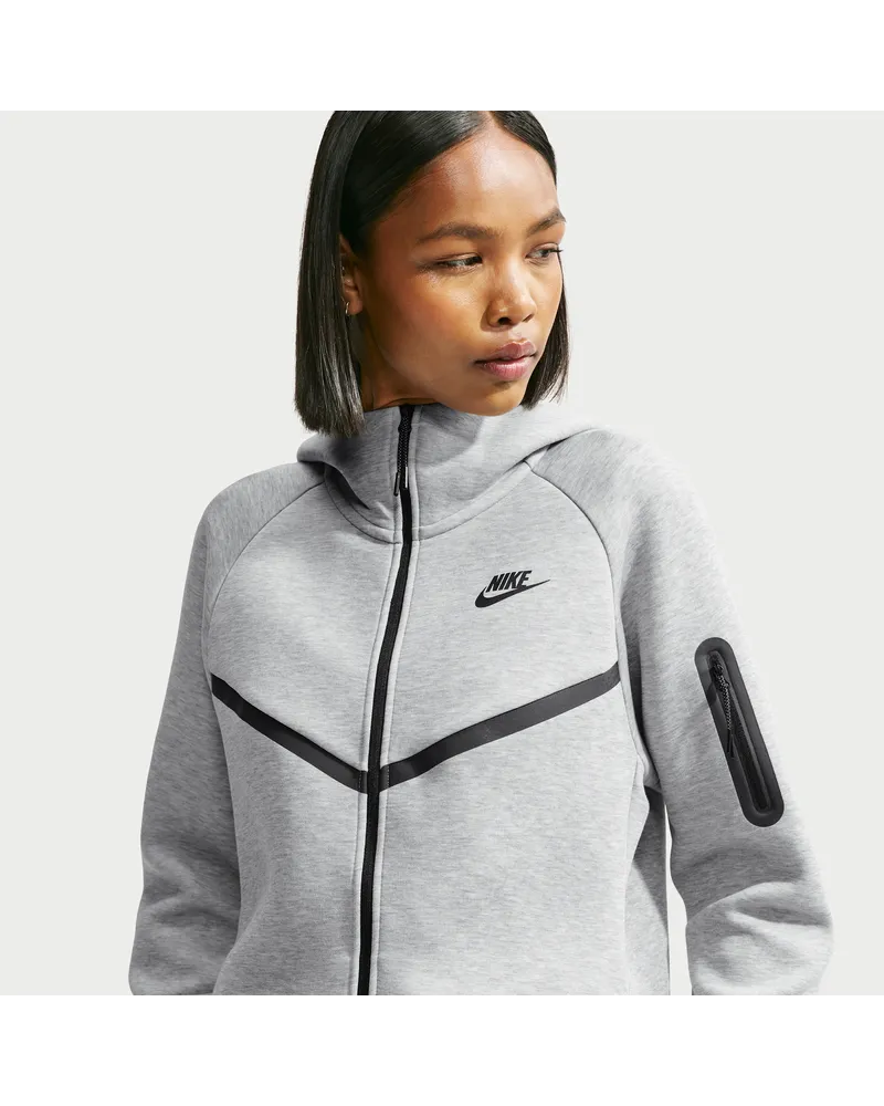Nike Tech Fleece Windrunner Kapuzenjacke (Damen) - Grau Grau