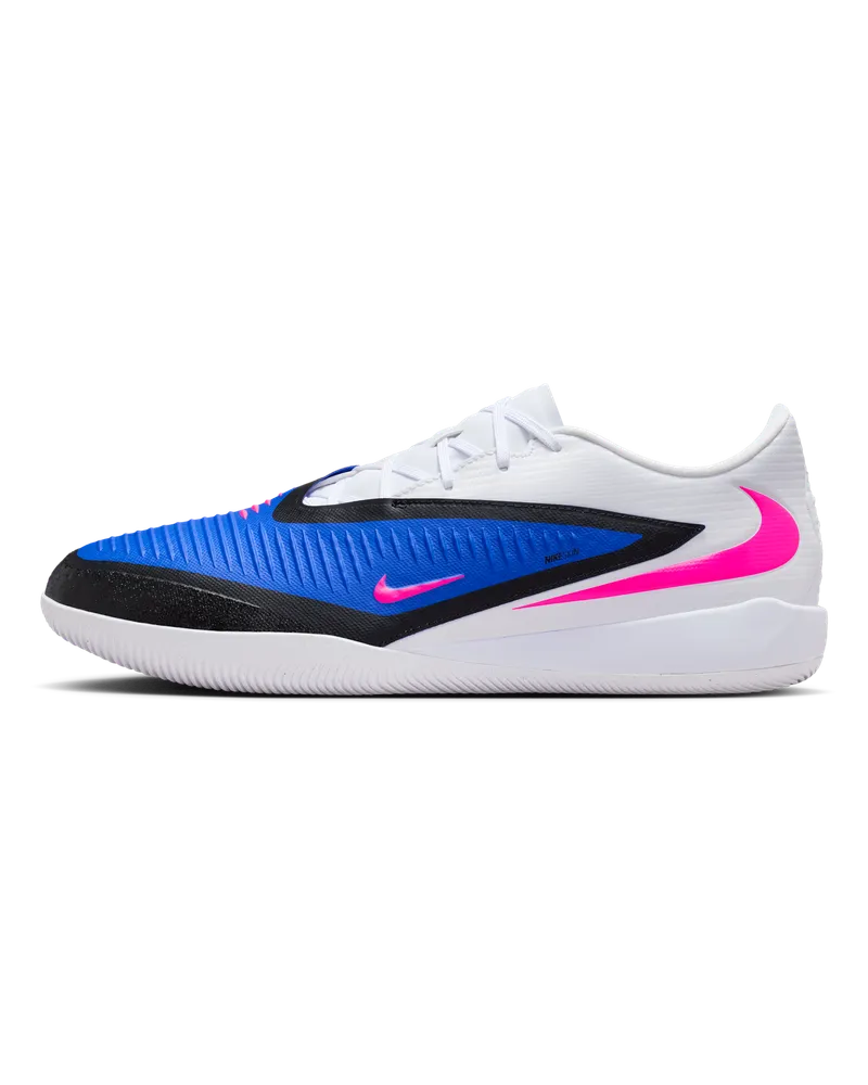Nike Phantom 6 Low Academy Fußballschuh für Hallen- und Hartplätze - Blau Blau