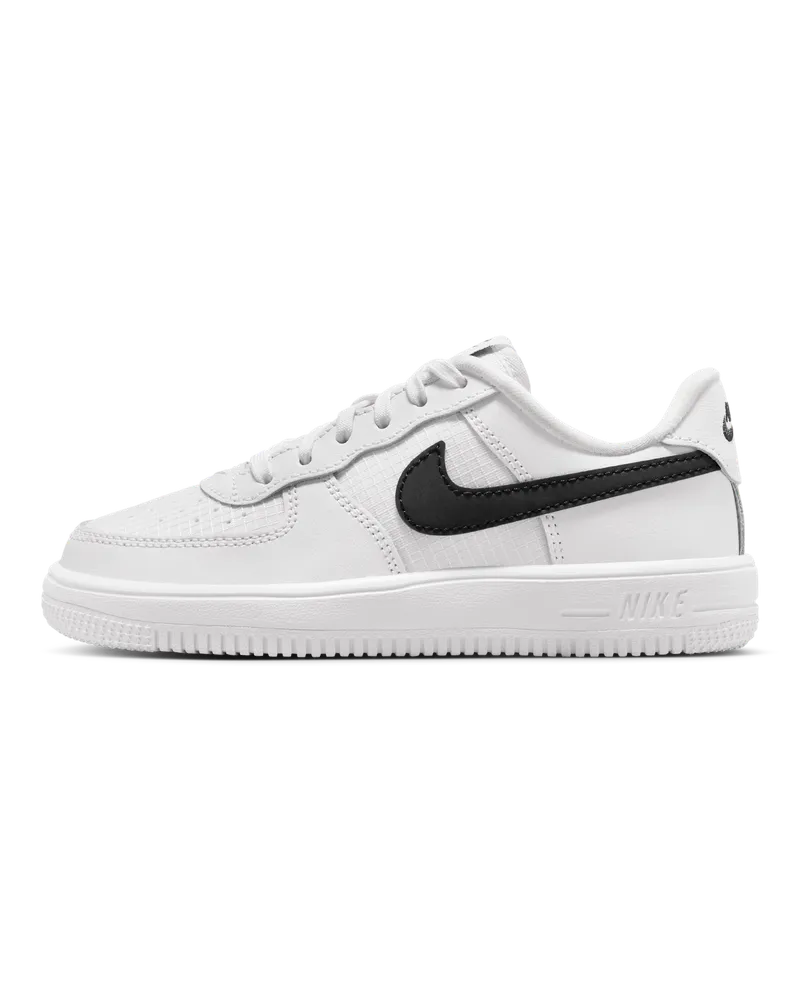 Nike Force 1 Low Tech Schuh (jüngere Kinder) - Weiß Weiß