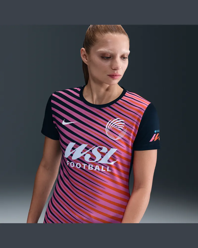 Nike WSL  Pre-Match-Fußballoberteil (Damen) - Schwarz Schwarz