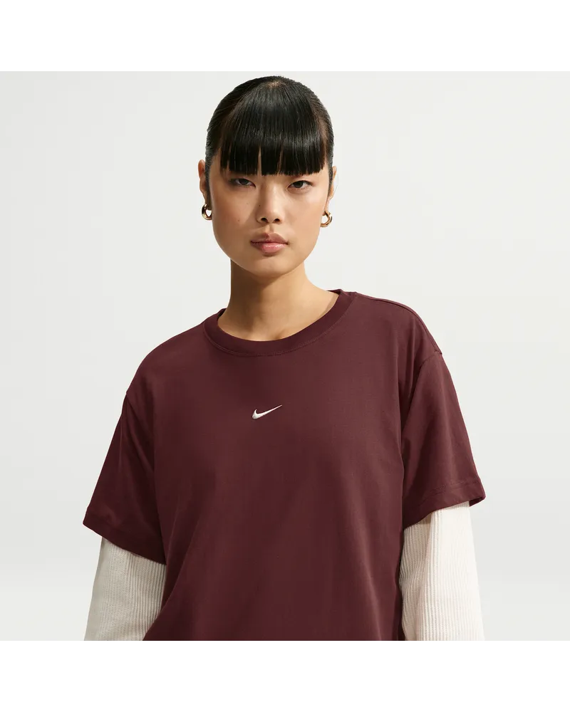 Nike Classic Oversize-T-Shirt (Damen) - Lila Lila