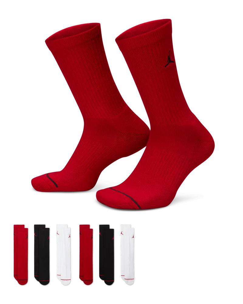 Jordan Everyday gepolsterte Crew-Socken (6 Paar) - Multi-Color Multi-color