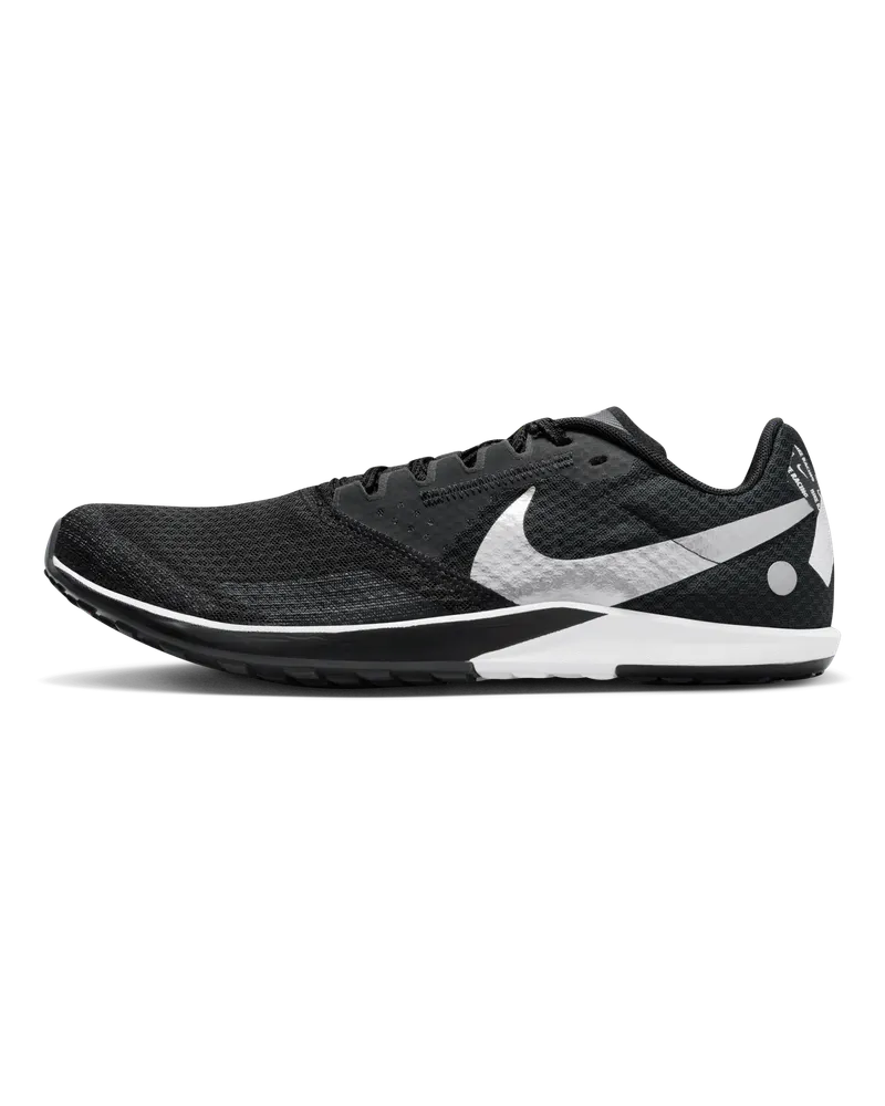 Nike Zoom Rival Waffle 6 Straßen- und Cross-Country-Laufschuhe für Wettkämpfe - Schwarz Schwarz