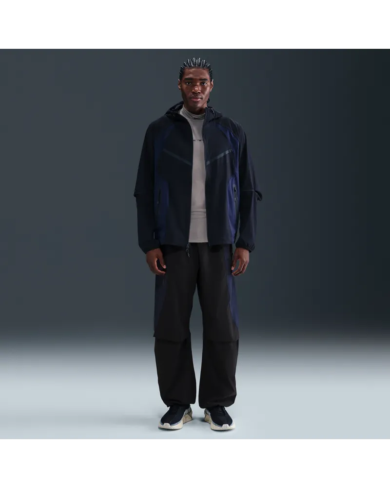 Nike Tech Dri-FIT Oversize-Webhose mit Blockfarben (Herren) - Schwarz Schwarz