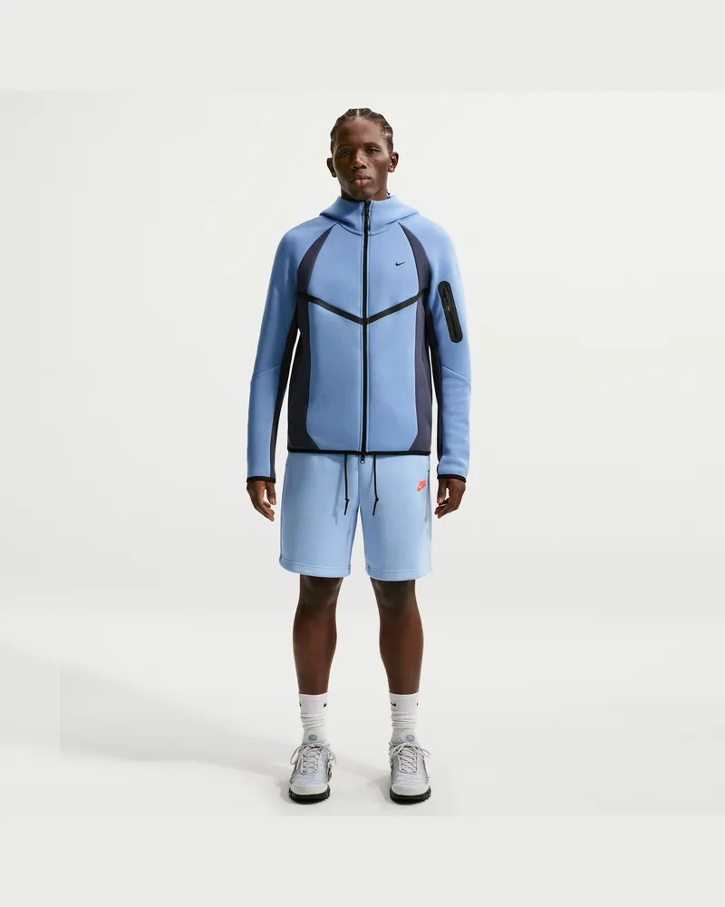 Nike Tech Fleece-Shorts (Herren) - Blau Blau