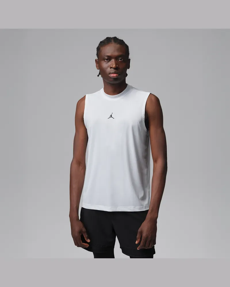 Jordan Sport Essentials Dri-FIT ärmelloses Oberteil (Herren) - Weiß Weiß