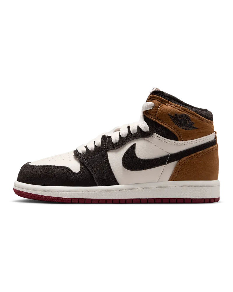 Jordan 1 Retro High OG "Love Letter" Schuhe (jüngere Kinder) - Braun Braun