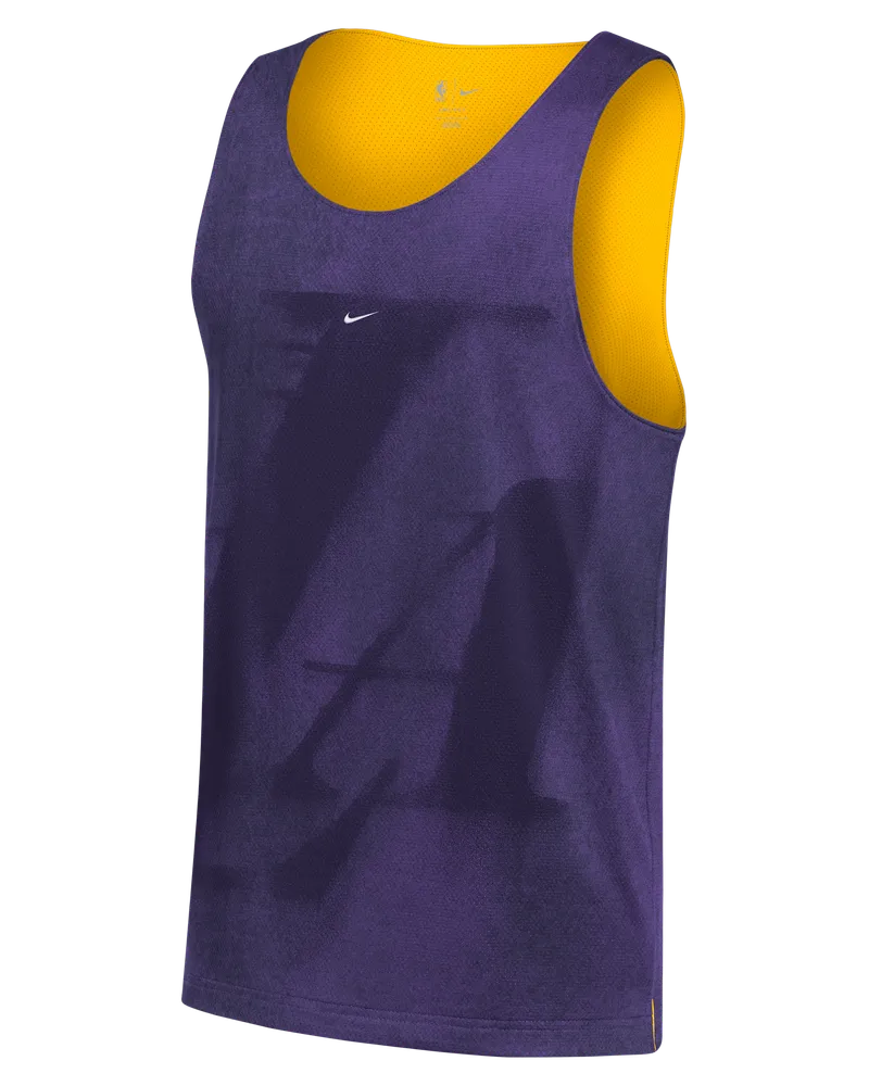 Nike Los Angeles Lakers Standard Issue  Mesh-Basketballtrikot für Herren - Lila Lila