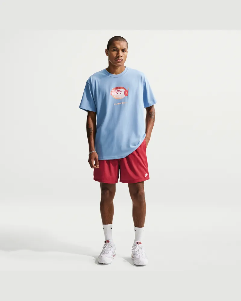 Nike Club Flow-Webshorts für Herren - Rot Rot
